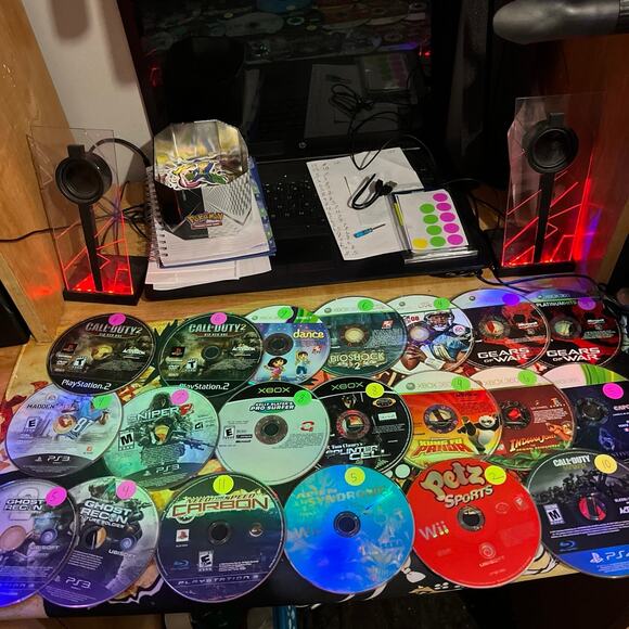 Video games lot of disc
